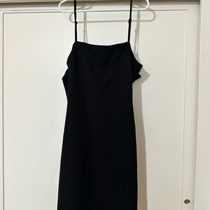 Lulu's Classic Black Strapless Dress